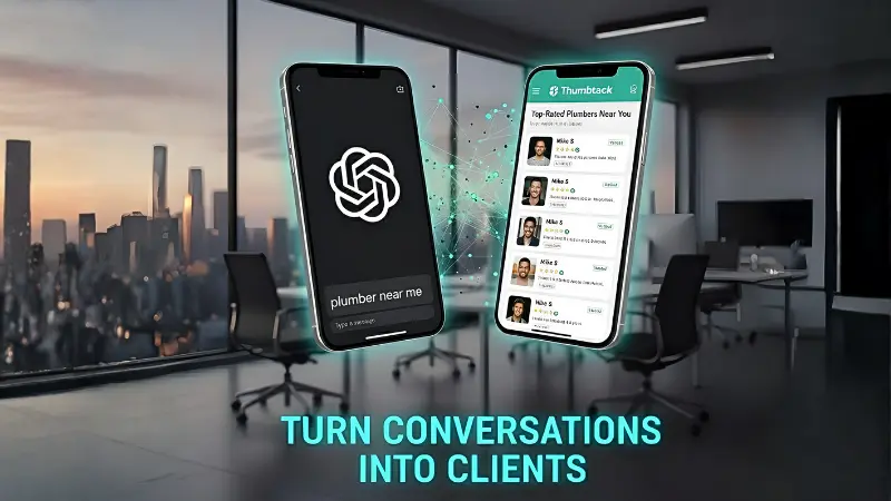 Thumbtack Partners with OpenAI to Bring Home Service Hiring Directly into ChatGPT image